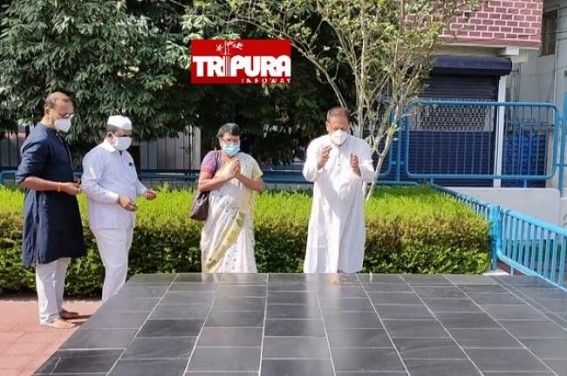 Tripura Congress paid tribute to former PM Rajiv Gandhi on his Assassination Day Tripura Congress paid tribute to former PM Rajiv Gandhi on his Assassination Day